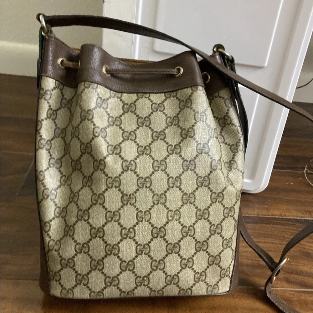 Vintage Gucci monogram Bucket Bag - Picture 6 of 12